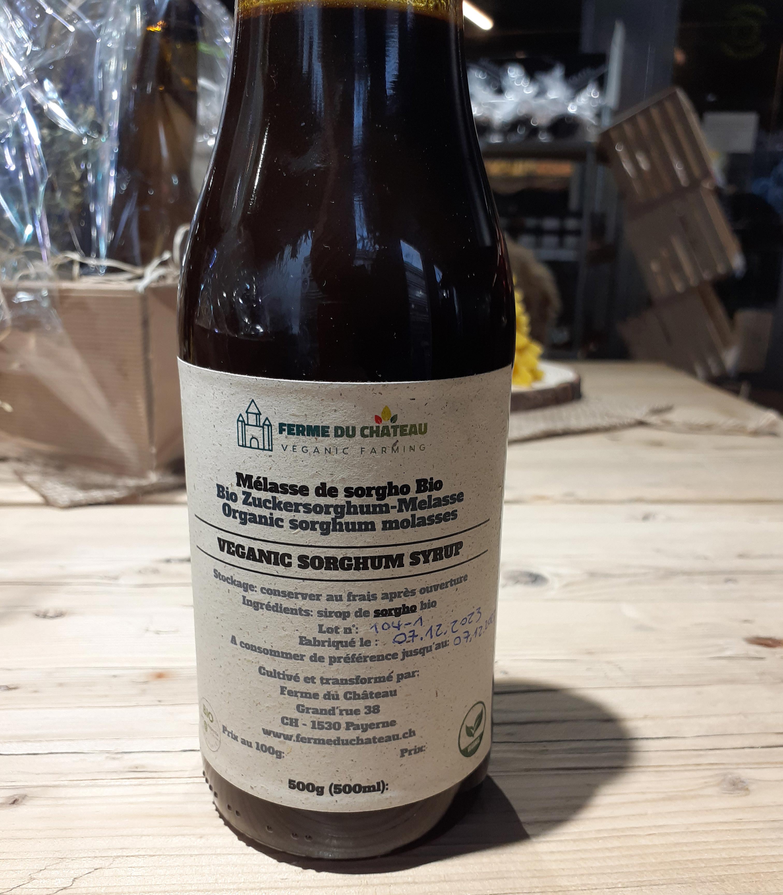Sirop (mélasse) de sorgho (500ml)